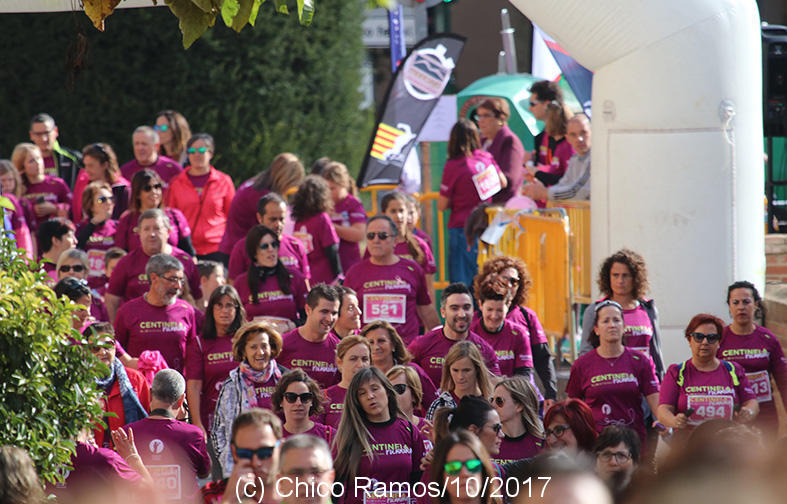 Participantes con la camiseta de Centinela